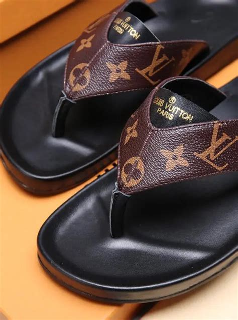 louis vuitton flip flops mens replica|louis vuitton leather heels.